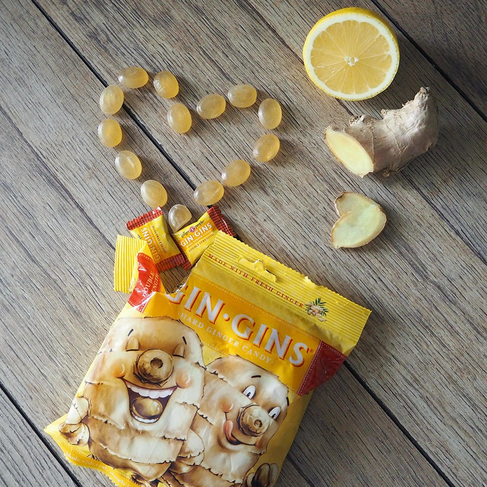 Gin Gins Ginger Chews Variety Pack of 2 Bundle - 1 of each flavor (Super Strength & Double Strength)