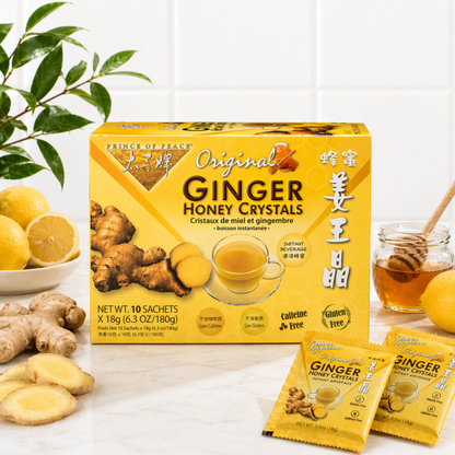 Ultimate Ginger Gift Box – Prince of Peace Ginger Chews & Ginger Honey Crystals Variety Pack