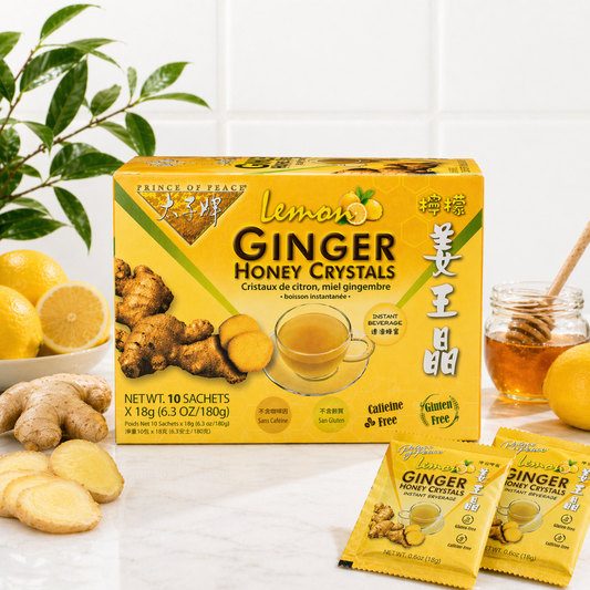 Ultimate Ginger Gift Box – Prince of Peace Ginger Chews & Ginger Honey Crystals Variety Pack