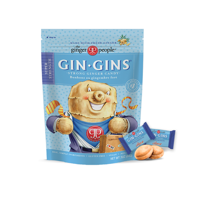 Ginger Candy Variety Pack Bundle – Gin Gins, Chimes Ginger Chews & Prince of Peace Assorted Flavors